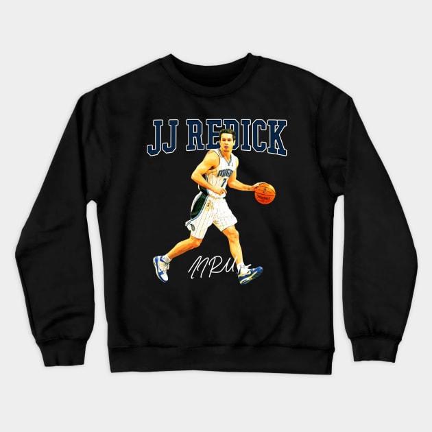 jj redick basketball vintage Crewneck Sweatshirt by mazihaya pix